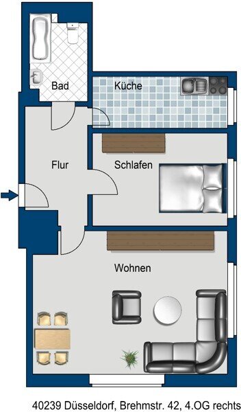 Bild der Immobilie in Düsseldorf Nr. 1