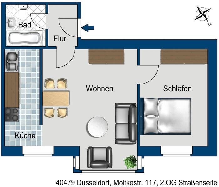 Bild der Immobilie in Düsseldorf Nr. 1