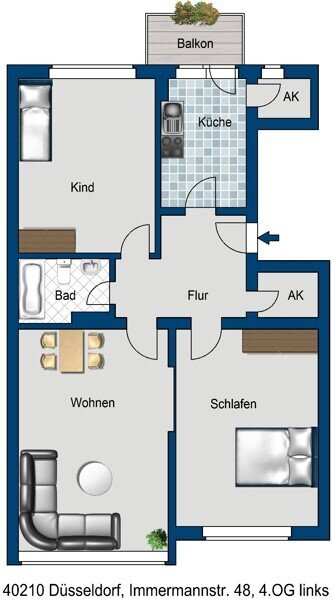 Bild der Immobilie in Düsseldorf Nr. 1