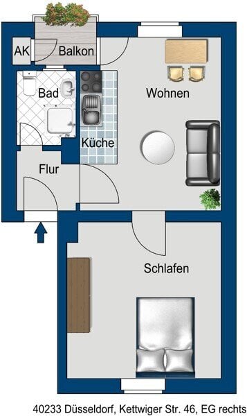 Bild der Immobilie in Düsseldorf Nr. 1